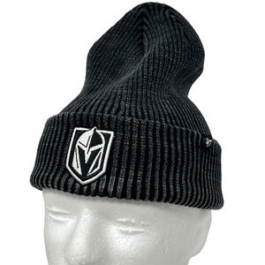 Las Vegas Golden Knights Beanie Winter Hat Toque Flip Cuffed 47 Brand NHL Gray